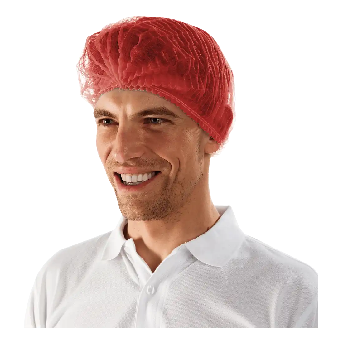 STRETCH CAP - Polypropylene - Pleated Unisex Model - Pack of 1000 Pieces